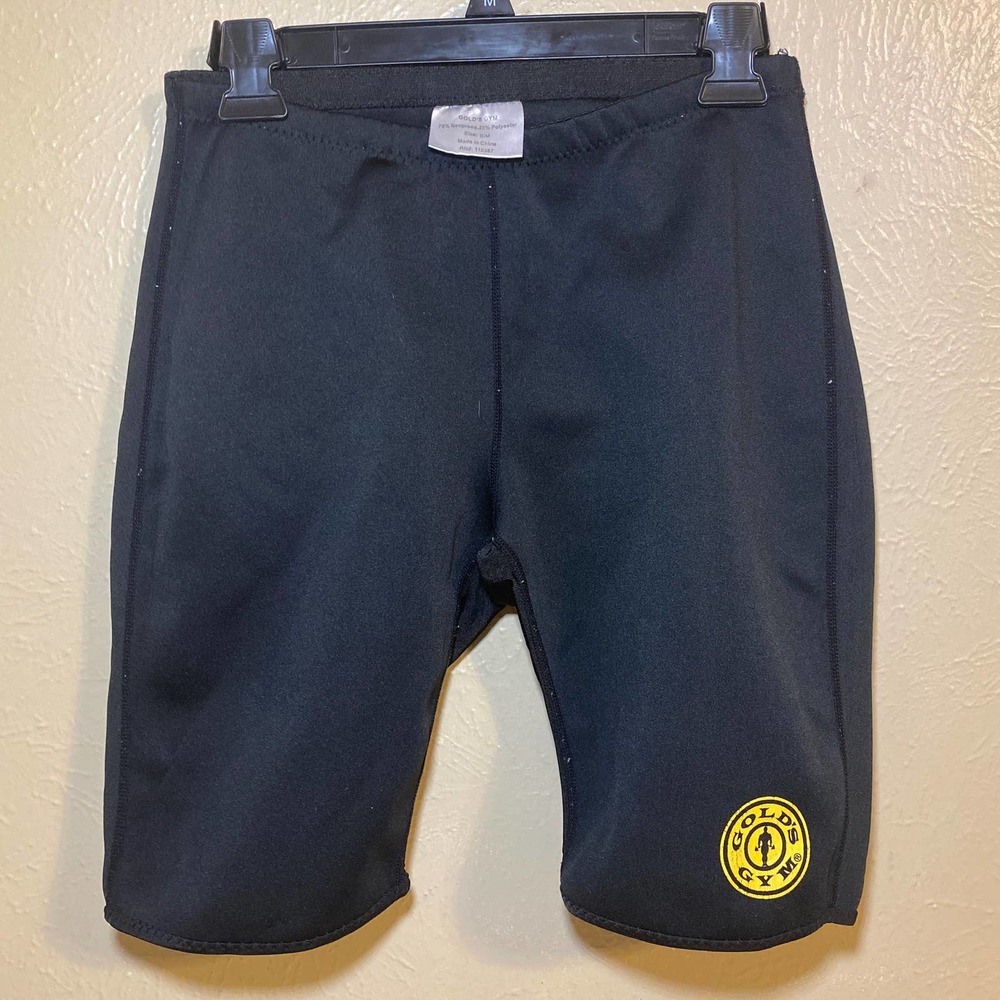 Golds Gym Neoprene Shorts Black Men's Size Small